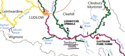 teme valley map fishing grayling trout