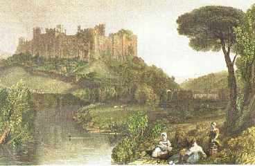A painting of Ludlow Castle by JMW Turner