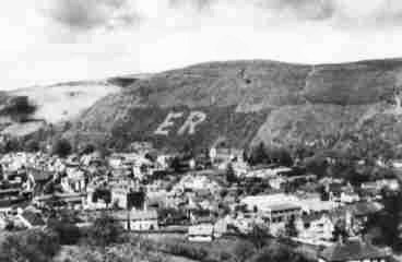 Knighton from the Frydd